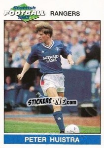 Cromo Peter Huistra - Scottish Football 1991-1992 - Panini