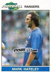Sticker Mark Hateley - Scottish Football 1991-1992 - Panini