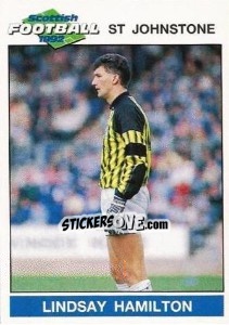 Sticker Lindsay Hamilton - Scottish Football 1991-1992 n. 122 - Panini