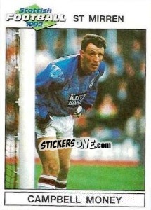 Sticker Campbell Money - Scottish Football 1991-1992 - Panini