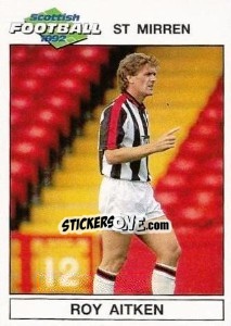 Sticker Roy Aitken - Scottish Football 1991-1992 n. 135 - Panini