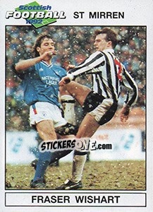 Sticker Fraser Wishart - Scottish Football 1991-1992 n. 136 - Panini