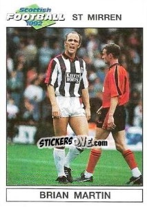 Sticker Brian Martin - Scottish Football 1991-1992 - Panini