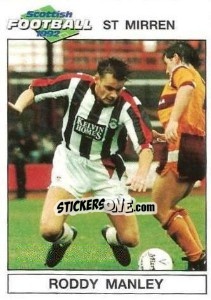 Sticker Roddy Manley - Scottish Football 1991-1992 - Panini