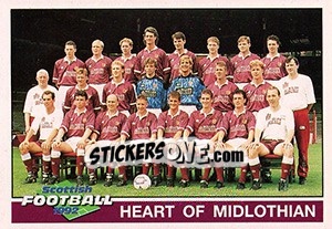 Sticker Squad (Heart of Midlothian) - Scottish Football 1991-1992 n. 151 - Panini