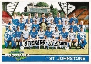 Figurina Squad (St Johnstone) - Scottish Football 1991-1992 - Panini