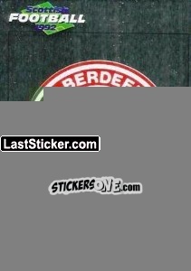 Sticker Crest (Aberdeen) - Scottish Football 1991-1992 - Panini