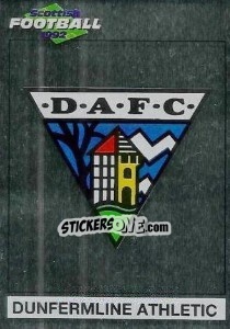 Sticker Crest (Dunfermline Athletic) - Scottish Football 1991-1992 n. 161 - Panini