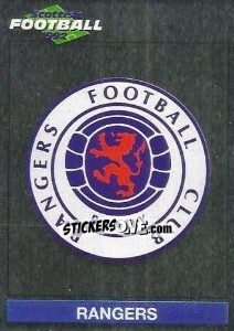 Sticker Crest (Rangers) - Scottish Football 1991-1992 n. 166 - Panini