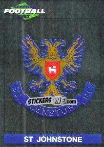 Sticker Crest (St Johnstone) - Scottish Football 1991-1992 n. 167 - Panini
