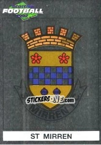 Cromo Crest (St Mirren) - Scottish Football 1991-1992 - Panini