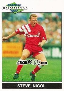 Sticker Steve Nicol - Scottish Football 1991-1992 n. 175 - Panini