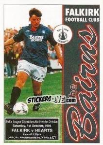 Sticker The Programme Cover - Scottish Premier Division 1994-1995 - Panini