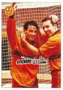 Sticker Dougie Arnott / Rab Shannon - Scottish Premier Division 1994-1995 - Panini