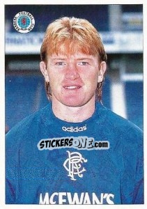 Cromo Stuart McCall - Scottish Premier Division 1994-1995 - Panini