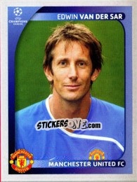 Cromo Edwin van der Sar - UEFA Champions League 2008-2009 - Panini