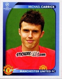 Sticker Michael Carrick - UEFA Champions League 2008-2009 n. 17 - Panini
