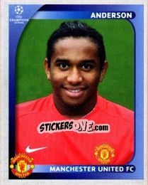 Sticker Anderson - UEFA Champions League 2008-2009 n. 20 - Panini