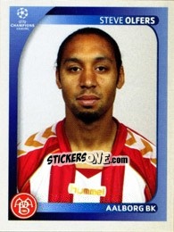 Sticker Steve Olfers - UEFA Champions League 2008-2009 n. 30 - Panini