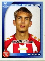 Sticker Thomas Augustinussen - UEFA Champions League 2008-2009 - Panini