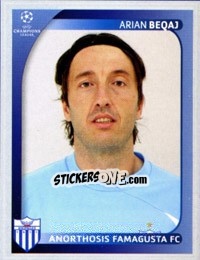 Sticker Arian Beqaj - UEFA Champions League 2008-2009 - Panini
