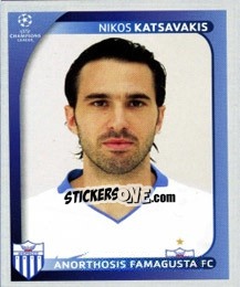 Sticker Nikos Katsavakis - UEFA Champions League 2008-2009 - Panini