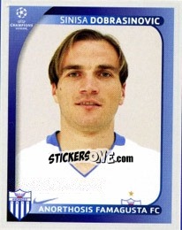 Figurina Sinisa Dobrasinovic - UEFA Champions League 2008-2009 n. 51 - Panini