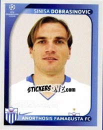 Sticker Sinisa Dobrasinovic - UEFA Champions League 2008-2009 - Panini