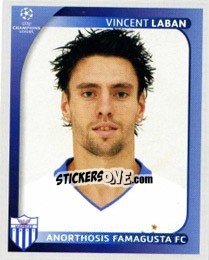 Sticker Vincent Laban - UEFA Champions League 2008-2009 n. 52 - Panini