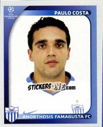 Sticker Paulo Costa - UEFA Champions League 2008-2009 - Panini