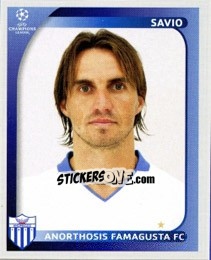 Sticker Savio - UEFA Champions League 2008-2009 n. 55 - Panini