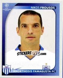 Sticker Nikos Frousos - UEFA Champions League 2008-2009 - Panini