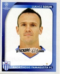 Sticker Lukasz Sosin - UEFA Champions League 2008-2009 - Panini