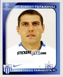 Sticker Climenti Tsitaishvili - UEFA Champions League 2008-2009 - Panini