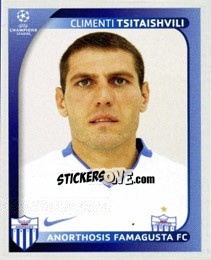 Figurina Climenti Tsitaishvili - UEFA Champions League 2008-2009 - Panini