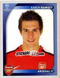 Sticker Aaron Ramsey - UEFA Champions League 2008-2009 n. 67 - Panini