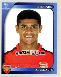 Sticker Denilson - UEFA Champions League 2008-2009 n. 68 - Panini