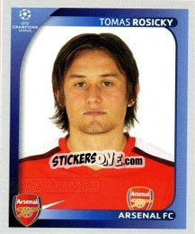Sticker Tomas Rosicky - UEFA Champions League 2008-2009 - Panini
