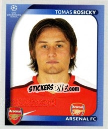 Sticker Tomas Rosicky - UEFA Champions League 2008-2009 n. 69 - Panini
