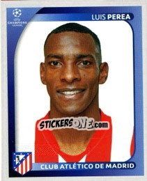 Sticker Luis Perea - UEFA Champions League 2008-2009 n. 79 - Panini