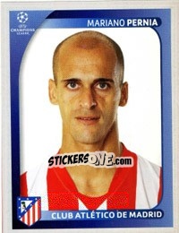Sticker Mariano Pernia - UEFA Champions League 2008-2009 n. 81 - Panini
