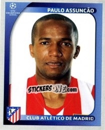 Sticker Paulo Assuncão - UEFA Champions League 2008-2009 n. 86 - Panini
