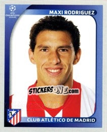 Sticker Maxi Rodriguez - UEFA Champions League 2008-2009 n. 87 - Panini