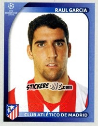 Sticker Raul Garcia - UEFA Champions League 2008-2009 n. 88 - Panini