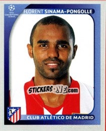 Sticker Florent Sinama-Pongolle - UEFA Champions League 2008-2009 - Panini