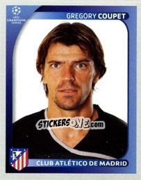 Figurina Gregory Coupet - UEFA Champions League 2008-2009 - Panini