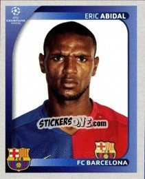 Figurina Eric Abidal - UEFA Champions League 2008-2009 - Panini