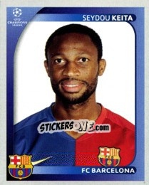 Figurina Seydou Keita - UEFA Champions League 2008-2009 n. 104 - Panini