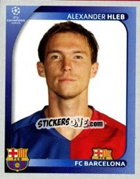 Sticker Alexander Hleb - UEFA Champions League 2008-2009 n. 105 - Panini