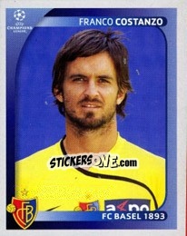 Cromo Franco Costanzo - UEFA Champions League 2008-2009 n. 112 - Panini